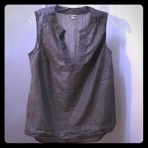 Shimmer sleeveless shirt